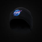 Deluxe NASA Meatball Logo Embroidered Watch Cap Black
