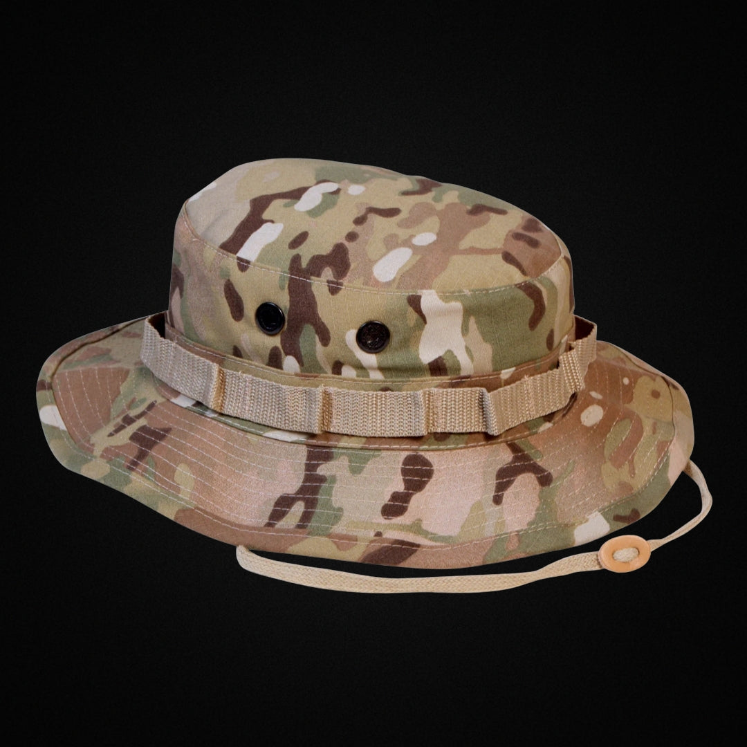 Multicam Boonie Hat – Tactical Camo Bucket Hat for Military, Airsoft & Outdoor Use